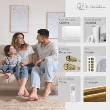 Mrcool DIY 12K BTU Mini-Split AC for Year-Round Comfort