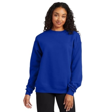 Hanes EcoSmart Men’s Comfort Sweatshirt in Deep Royal