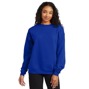 Hanes EcoSmart Men’s Comfort Sweatshirt in Deep Royal