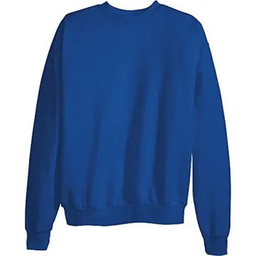 Hanes EcoSmart Men’s Comfort Sweatshirt in Deep Royal
