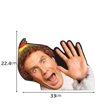 Funny Buddy The Elf Christmas Stickers & Decals