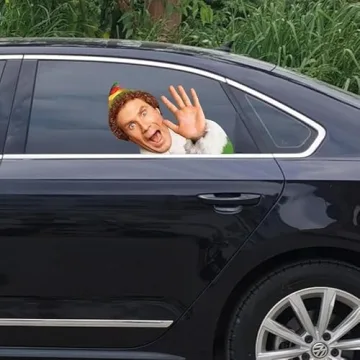 Funny Buddy The Elf Christmas Stickers & Decals