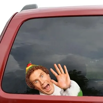 Funny Buddy The Elf Christmas Stickers & Decals