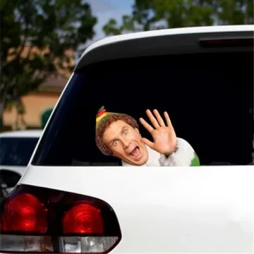 Funny Buddy The Elf Christmas Stickers & Decals