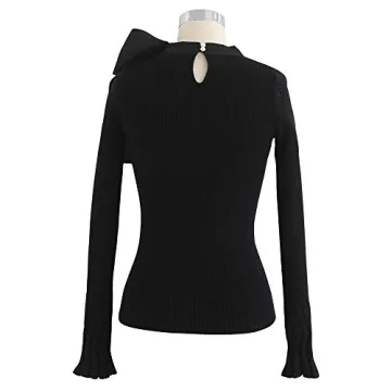 Chicwish Bow Tied Elegant Knit Top for Style Lovers