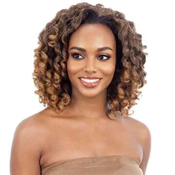 Freetress Equal Synthetic Drawstring Fullcap Half Wig - NATURAL ROD SET (1B Off Black)