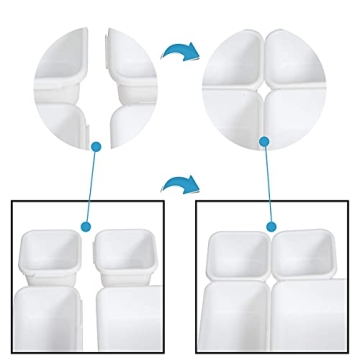 BYCY 18 Pcs Drawer Organizers Set for Kitchen Office Bathroom