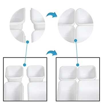 BYCY 18 Pcs Drawer Organizers Set for Kitchen Office Bathroom