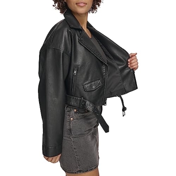 Levi's Women's Faux Leather Moto Jacket for Stylish Comfort