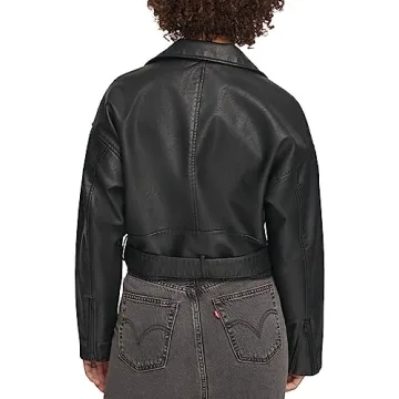Levi's Women's Faux Leather Moto Jacket for Stylish Comfort