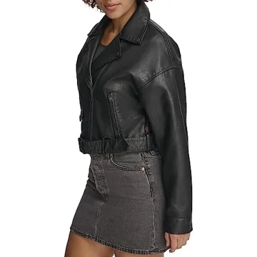 Levi's Women's Faux Leather Moto Jacket for Stylish Comfort