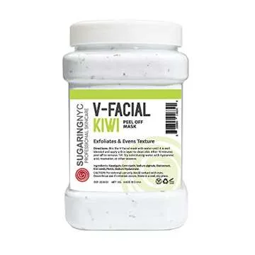 Vajacial Jelly Kiwi Mask Peel-Off Bikini Underarms Area Peel Mask - KIWI - Professional Size 23oz by Sugaring NYC