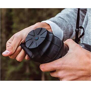 KUVRD - Universal Lens Cap, Version 1 - Fits 99% DSLR Lenses, Element Proof, Lifetime Coverage, 2-Pack