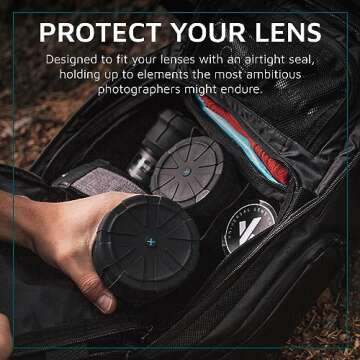 KUVRD - Universal Lens Cap, Version 1 - Fits 99% DSLR Lenses, Element Proof, Lifetime Coverage, 2-Pack