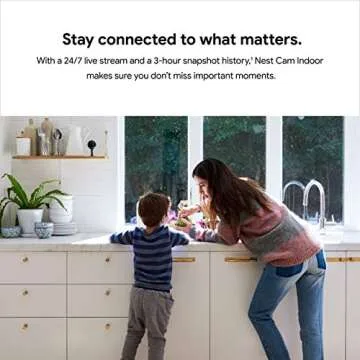 Google Nest Cam Indoor 3 Pack - Wired Indoor Camera for Home Security - Control with Your Phone and Get Mobile Alerts - Surveillance Camera with 24/7 Live Video and Night Vision