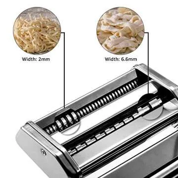 Delihom Stainless Steel Pasta Maker for Homemade Pasta