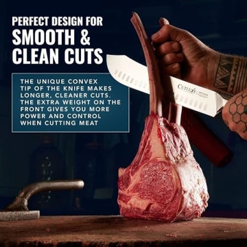 Cutluxe 10" Butcher Knife - Razor Sharp Forged Steel