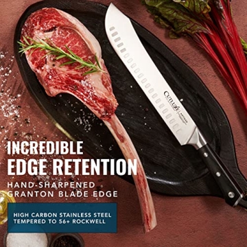 Cutluxe 10" Butcher Knife - Razor Sharp Forged Steel