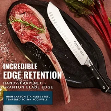 Cutluxe 10" Butcher Knife - Razor Sharp Forged Steel