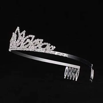 Elegant Rhinestone Tiara for Weddings and Parties