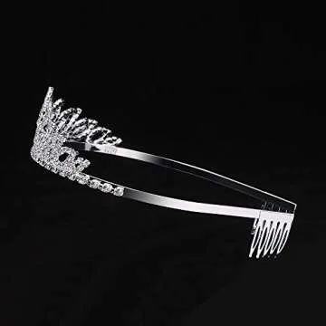 Elegant Rhinestone Tiara for Weddings and Parties