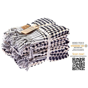 GOLD CASE Turkish Towels Absorbent Set of 4 for Luxury