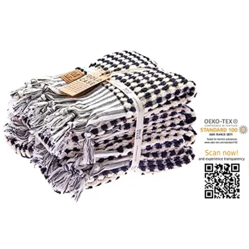 GOLD CASE Turkish Towels Absorbent Set of 4 for Luxury