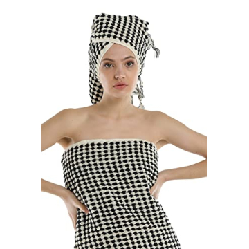 GOLD CASE Turkish Towels Absorbent Set of 4 for Luxury