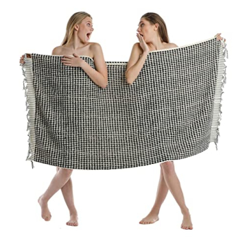 GOLD CASE Turkish Towels Absorbent Set of 4 for Luxury