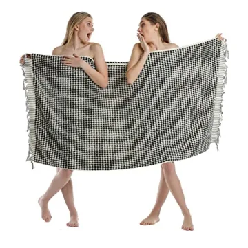 GOLD CASE Turkish Towels Absorbent Set of 4 for Luxury