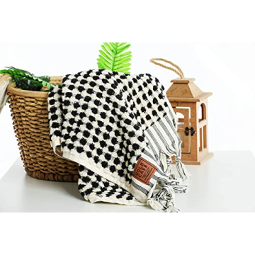 GOLD CASE Turkish Towels Absorbent Set of 4 for Luxury