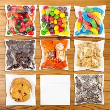 200 pcs 3x4 Crystal Clear Resealable Recloseable Cellophane/SelfSeal Bags