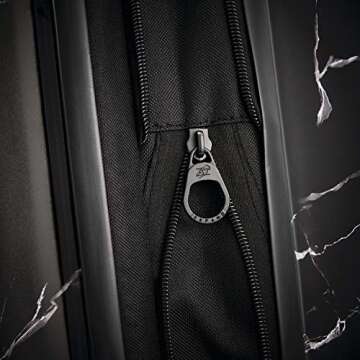 Stylish Black Marble 21" American Tourister Carry-On Luggage