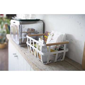 YAMAZAKI Home Storage Basket with Dual Handle