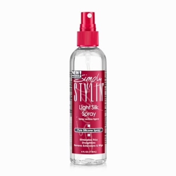Simply Stylin' Light Silk Hair Spray - Anti-Frizz Silicone Heat Protectant - Hair Detangler for Wome...
