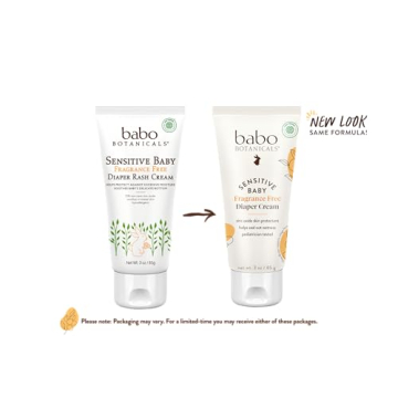 Babo Botanicals Fragrance-Free Diaper Cream for Babies