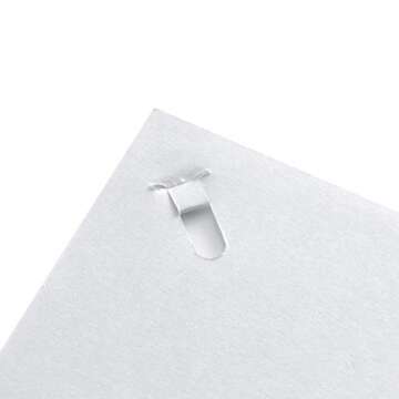 Plus Paper Clinch Compact Navy Blue Heavy Duty, Light, Staple Free Stapler (31252)