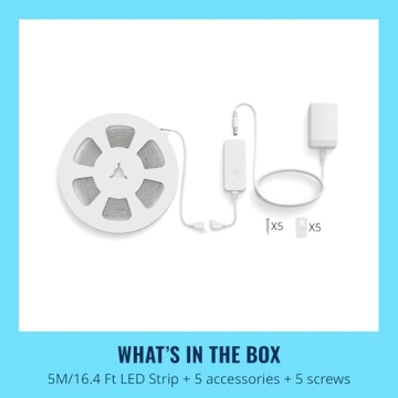 WiZ Smart LED Light Strip - Color-Changing & App-Controlled Lighting