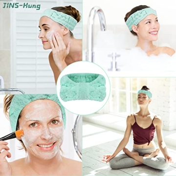 JINS-Hung Facial Spa Headband 3-Pack for All Hair Types