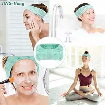 JINS-Hung Facial Spa Headband 3-Pack for All Hair Types