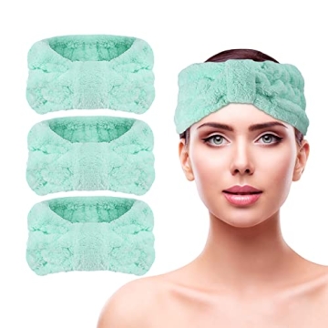 JINS-Hung Facial Spa Headband 3-Pack for All Hair Types