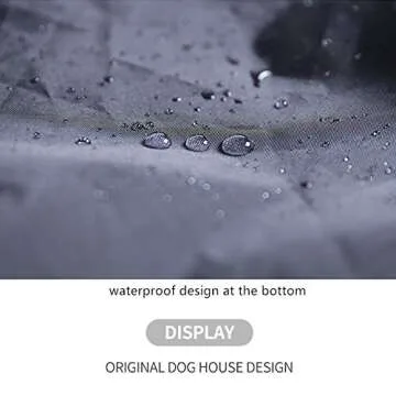 Aidou Dog car seat, Dog Booster seat for Small Medium Large Dogs Cats,pet Travel Booster seat, Dog Safety Car Seat with Storage,Dog car Bed Dual-use for car and Home (Midium Grey)