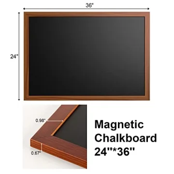 Durable Magnetic Chalkboard for Home and Offices