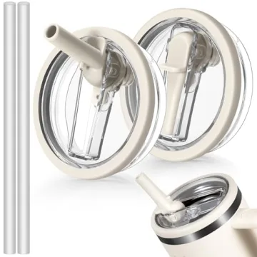 ANTAND 2 Pack 40 oz Tumbler Flip Straw Lid Replacement for Stanley