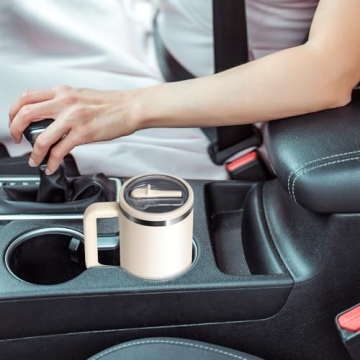 40 oz Tumbler Flip Straw Lid Replacement for Stanley