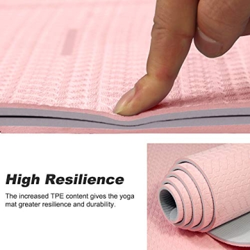 ATIVAFIT Non Slip TPE Yoga Mat - Eco-Friendly and Cushioned