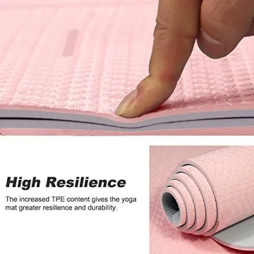 ATIVAFIT Non Slip TPE Yoga Mat - Eco-Friendly and Cushioned