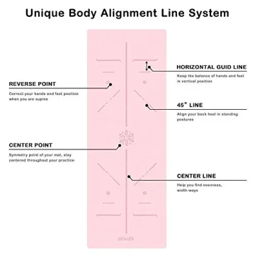 ATIVAFIT Non Slip TPE Yoga Mat - Eco-Friendly and Cushioned