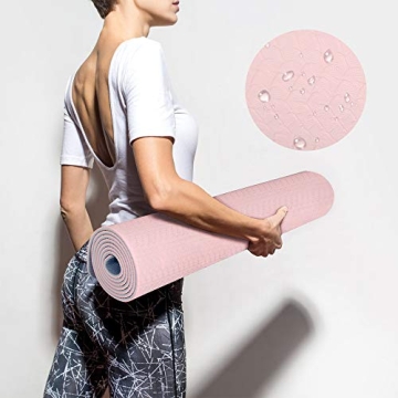 ATIVAFIT Non Slip TPE Yoga Mat - Eco-Friendly and Cushioned