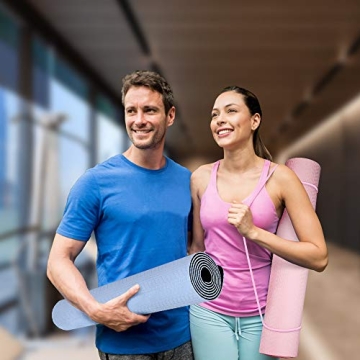 ATIVAFIT Non Slip TPE Yoga Mat - Eco-Friendly and Cushioned